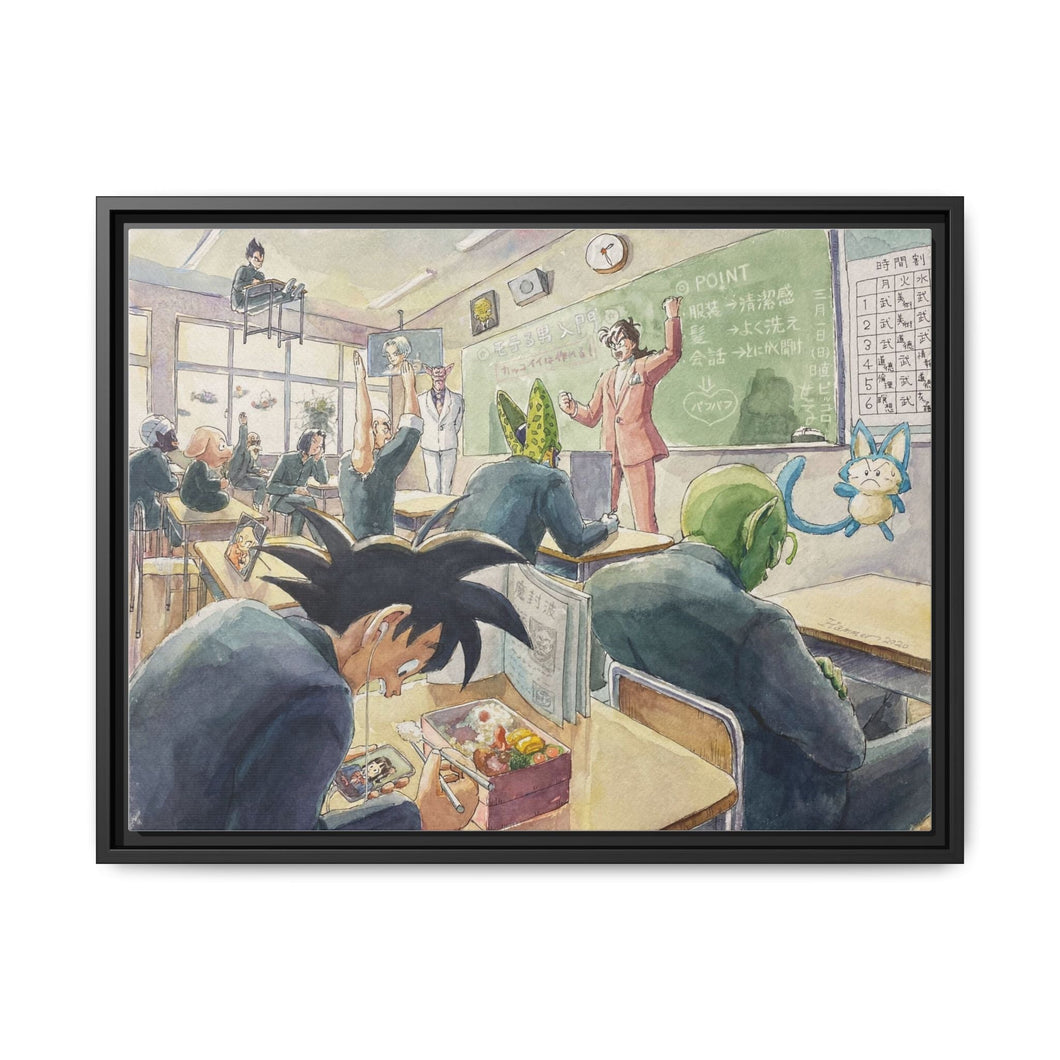 Anime Dragon Ball Canvas Framed Art Print
