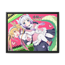 Load image into Gallery viewer, Miss Kobayashi&#39;s Dragon Maid Kanna Kamui, Kobayashi San Chi No Maid Dragon, Tohru Canvas Framed Art Print
