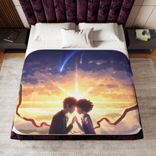 Load image into Gallery viewer, Anime Your Name. Sherpa Blanket
