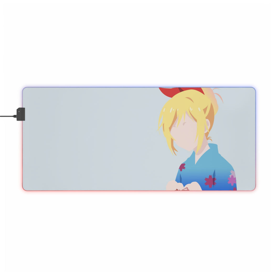 Nisekoi Chitoge Kirisaki RGB LED Mouse Pad (Desk Mat)
