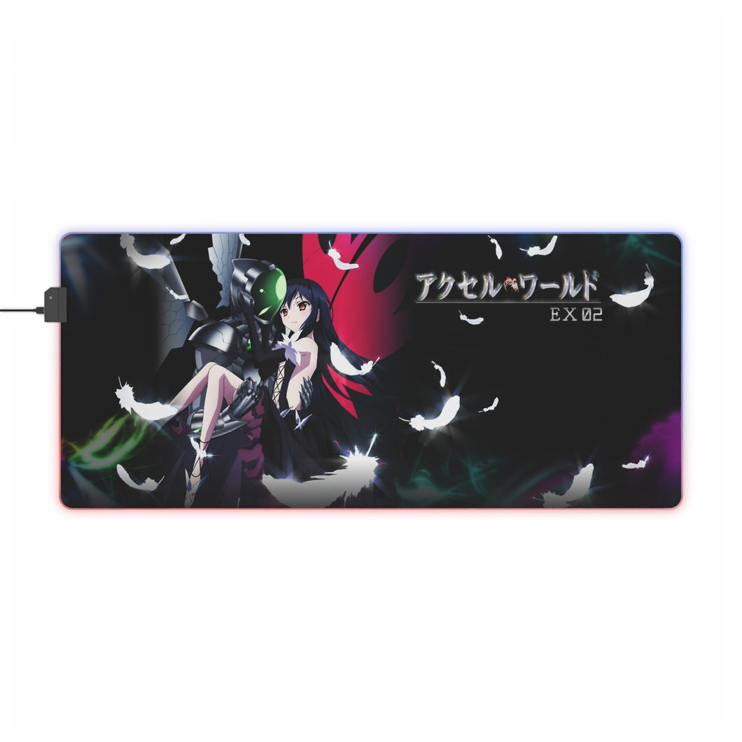 Accel World Kuroyukihime, Haruyuki Arita RGB LED Mouse Pad (Desk Mat)