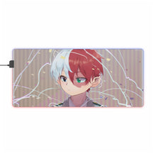 Load image into Gallery viewer, Shoto Todoroki RGB LED Mouse Pad (Desk Mat)
