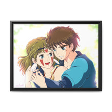 Load image into Gallery viewer, Anime Princess Mononoke Canvas Framed Art Print
