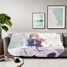 Load image into Gallery viewer, Violet Evergarden Sherpa Blanket
