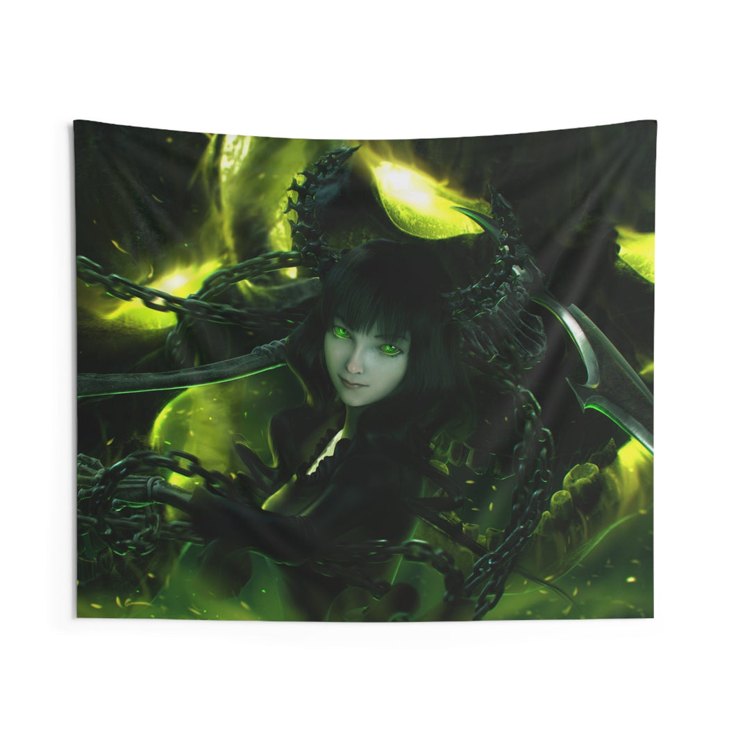 Black Rock Shooter Indoor Wall Tapestry