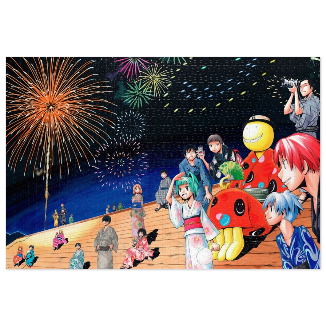 Assassination Classroom Koro-sensei, Karma Akabane, Nagisa Shiota, Kaede Kayano, Rio Nakamura Jigsaw Puzzle