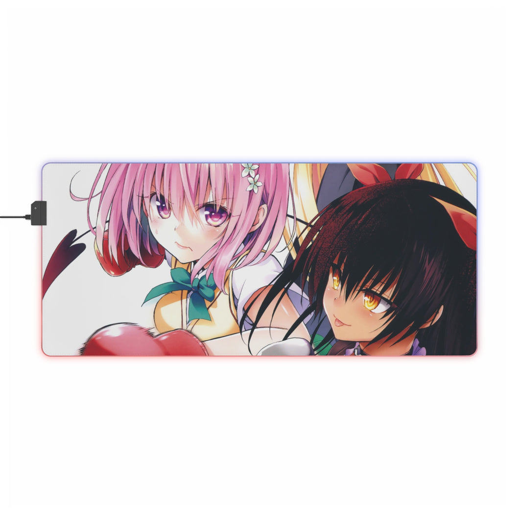 Momo vs Nemesis RGB LED Mouse Pad (Desk Mat)