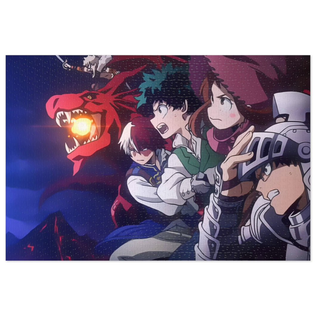 My Hero Academia Izuku Midoriya, Katsuki Bakugou, Tenya Iida Jigsaw Puzzle