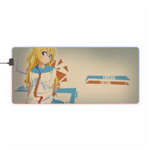 Load image into Gallery viewer, Kirisaki Chitoge RGB LED Mouse Pad (Desk Mat)
