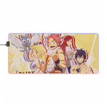 Load image into Gallery viewer, Anime Fairy Tail RGB LED Mouse Pad (Desk Mat)
