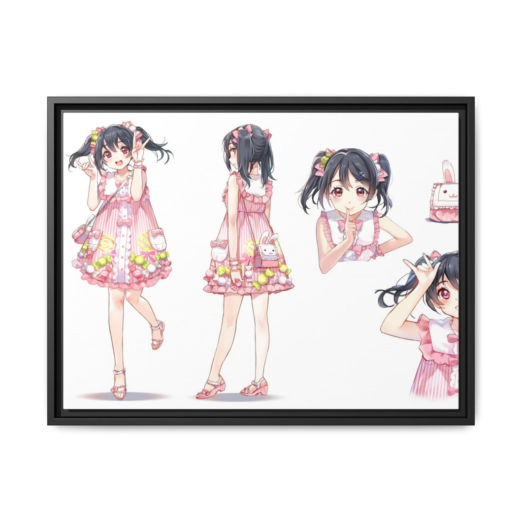 Love Live! Canvas Framed Art Print