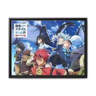 That Time I Got Reincarnated As A Slime Canvas Framed Art Print