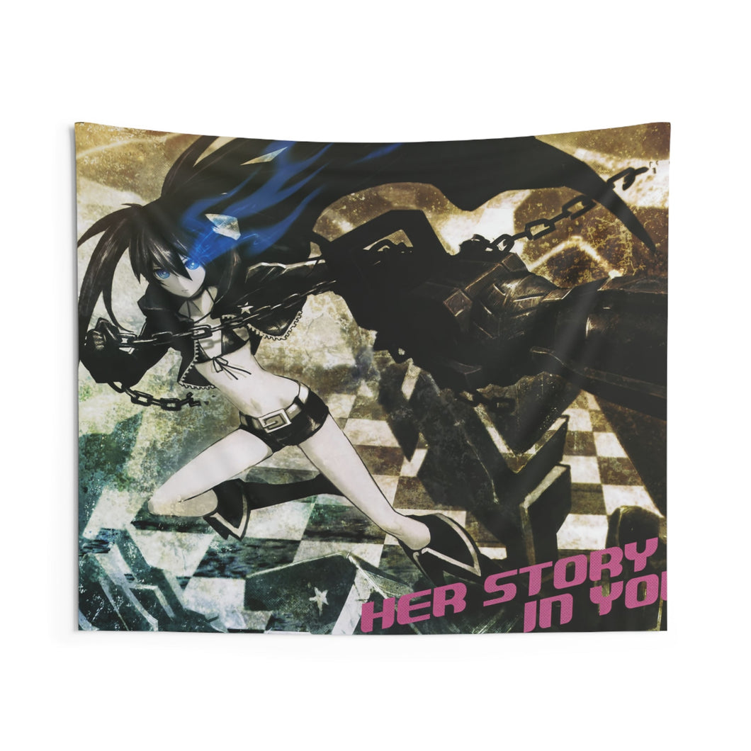 Black Rock Shooter Indoor Wall Tapestry