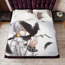 Load image into Gallery viewer, Tokyo Ghoul Ken Kaneki Sherpa Blanket
