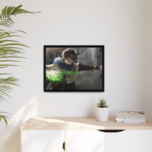 Load image into Gallery viewer, Black Clover Yuno Canvas Framed Art Print
