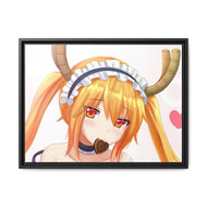 Anime Miss Kobayashi's Dragon Maid Canvas Framed Art Print