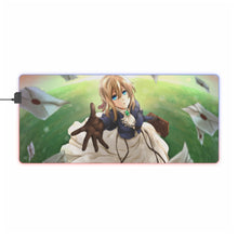 Load image into Gallery viewer, Violet Evergarden RGB LED Mouse Pad (Desk Mat)
