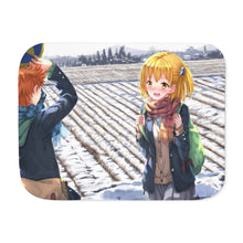 Load image into Gallery viewer, Hinata Shouyou &amp; Yachi Hitoka Sherpa Blanket
