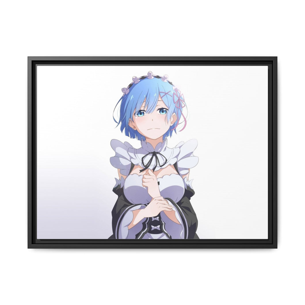 REM Canvas Framed Art Print