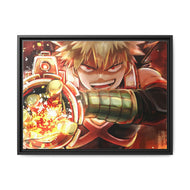 Anime My Hero Academia Canvas Framed Art Print