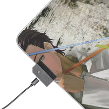 Load image into Gallery viewer, Makise &amp; Kyouma Worldline RGB LED Mouse Pad (Desk Mat)
