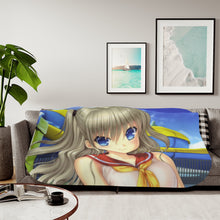 Load image into Gallery viewer, Nao Tomori Face Sherpa Blanket
