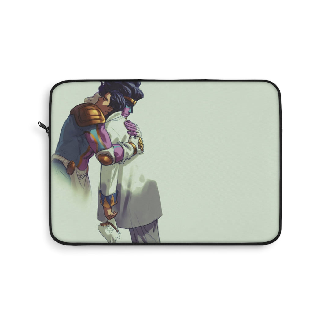 Jotaro Kujo and Star Platinum / Diamond is Unbreakable Laptop Sleeve