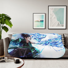 Load image into Gallery viewer, Demon Slayer: Kimetsu no Yaiba Sherpa Blanket
