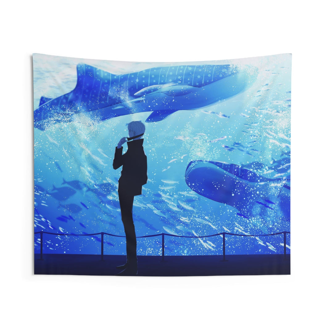 Satoru Gojo Aquarium Indoor Wall Tapestry