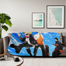Load image into Gallery viewer, Boruto Sherpa Blanket
