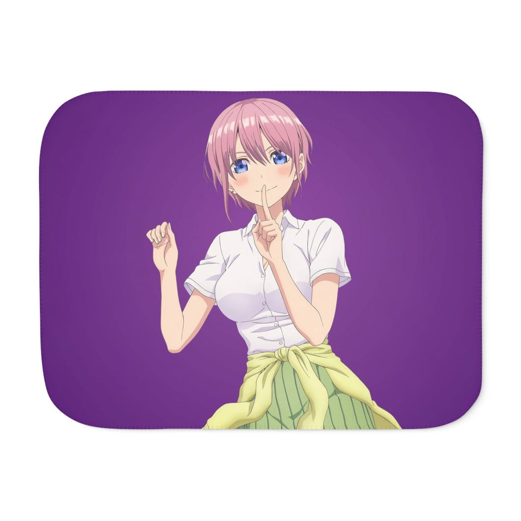 Ichika Nakano from 5-Toubun no Hanayome Sherpa Blanket