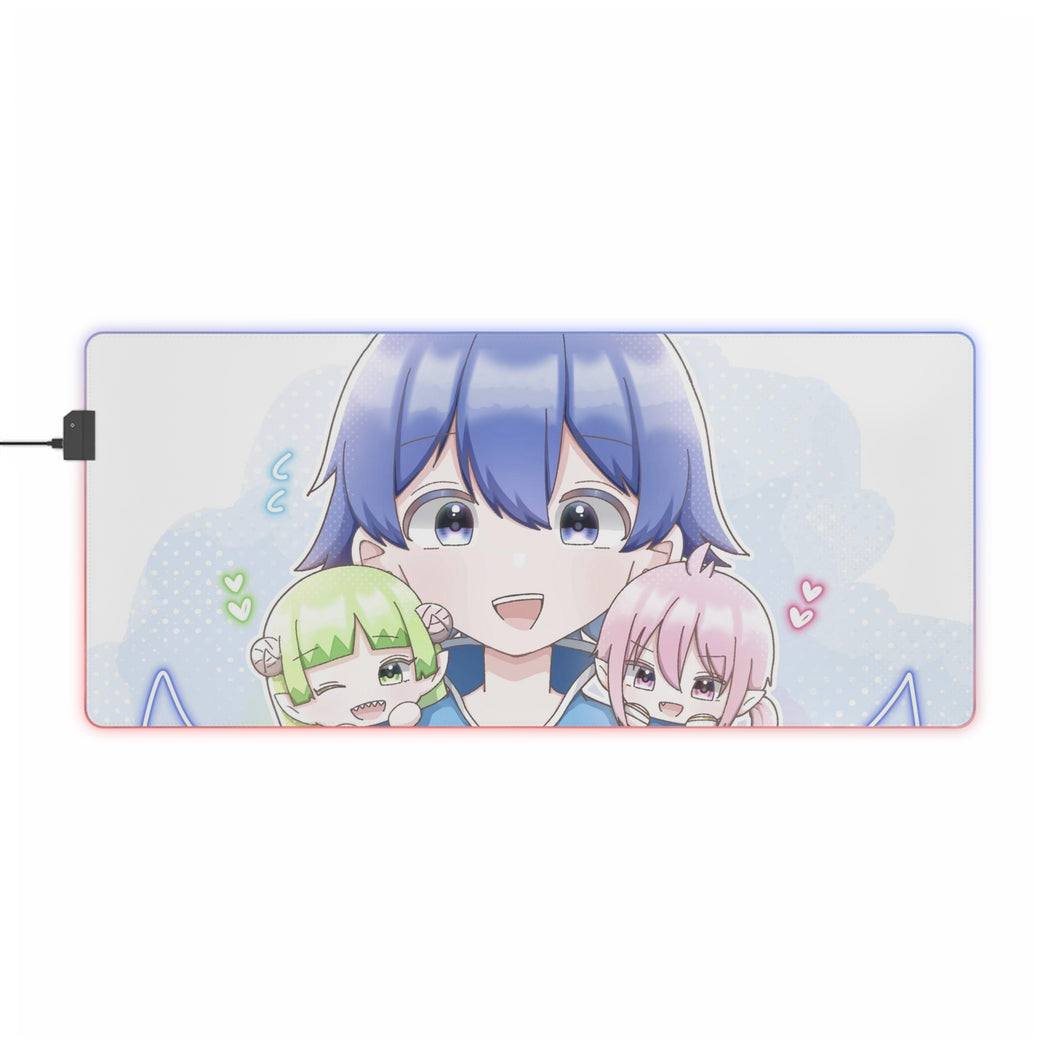 Mairimashita! Iruma-kun RGB LED Mouse Pad (Desk Mat)
