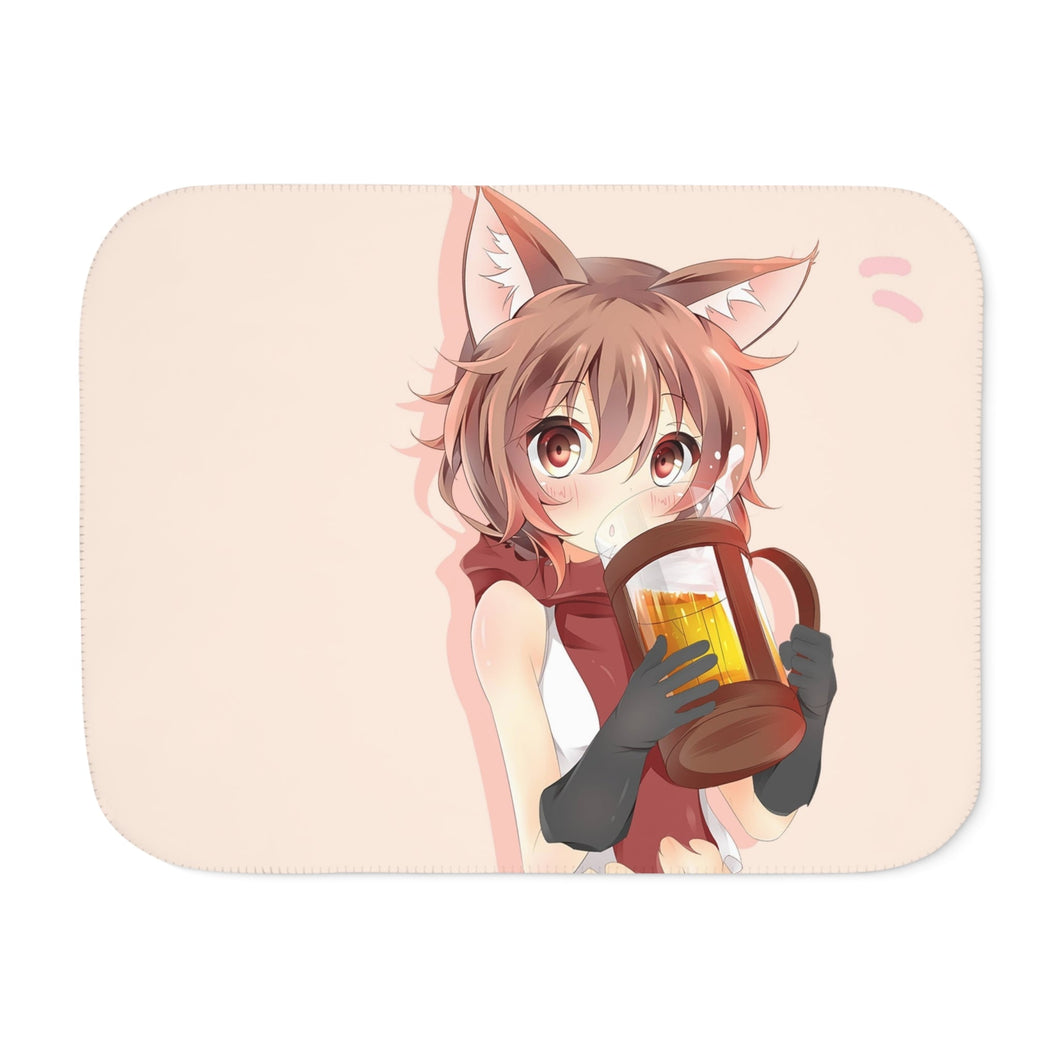 Is It Wrong To Try To Pick Up Girls In A Dungeon? Sherpa Blanket