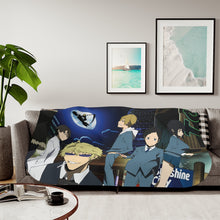 Load image into Gallery viewer, Durarara!! Izaya Orihara, Shizuo Heiwajima, Celty Sturluson, Masaomi Kida, Anri Sonohara Sherpa Blanket
