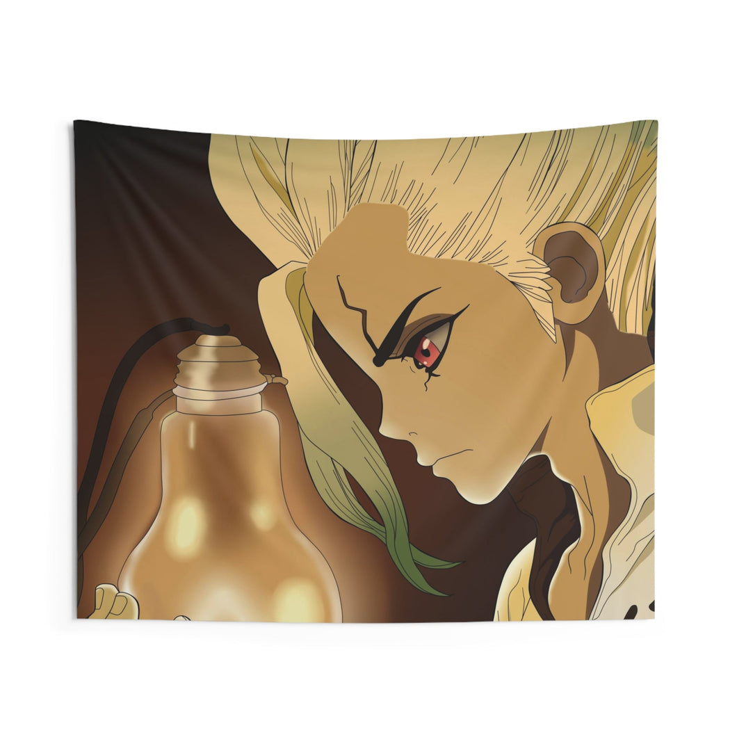 Dr. Stone Indoor Wall Tapestry