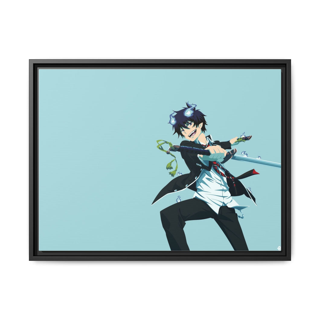 Blue Exorcist Canvas Framed Art Print
