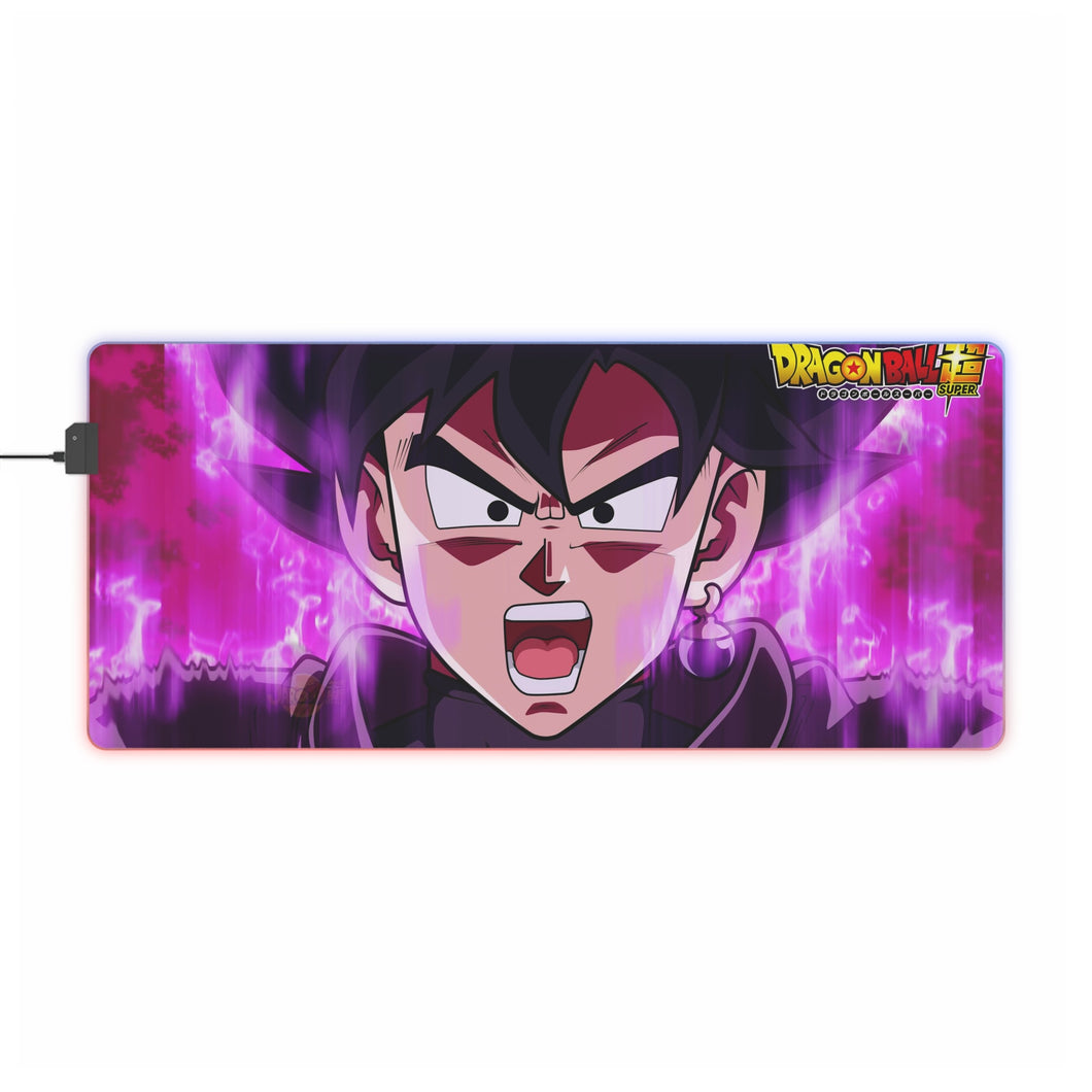 Black RGB LED Mouse Pad (Desk Mat)