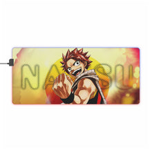 Load image into Gallery viewer, Fairy Tail Natsu Dragneel RGB LED Mouse Pad (Desk Mat)
