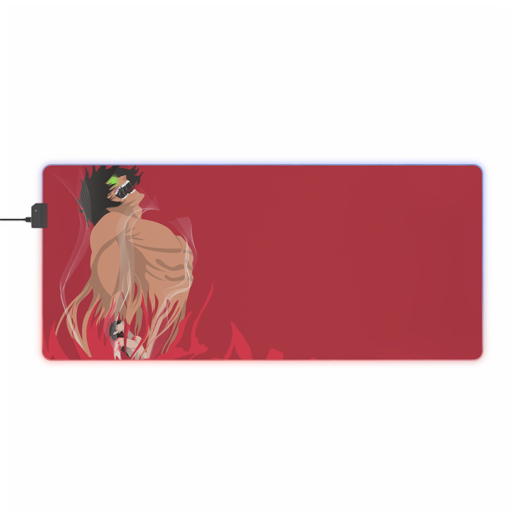 EREN YEAGER TITAN RGB LED Mouse Pad (Desk Mat)