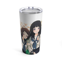 Load image into Gallery viewer, Hyouka Eru Chitanda, Satoshi Fukube, Mayaka Ibara Tumbler 20oz
