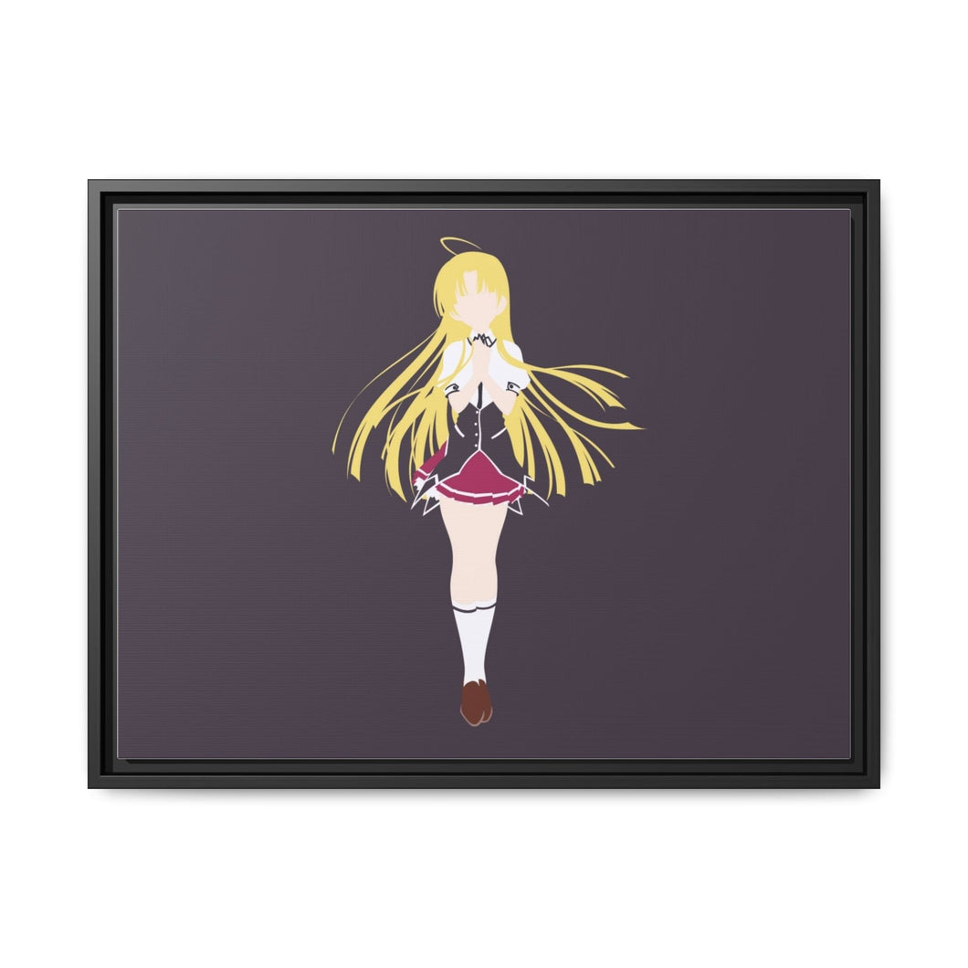 High School DxD Asia Argento Canvas Framed Art Print
