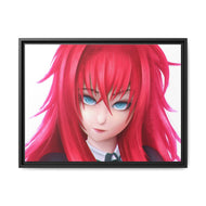 High School DxD Rias Gremory Canvas Framed Art Print