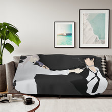 Load image into Gallery viewer, Villain and a hero Minimalist] Sherpa Blanket
