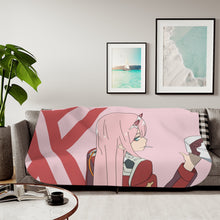 Load image into Gallery viewer, Anime Darling in the FranXX Sherpa Blanket
