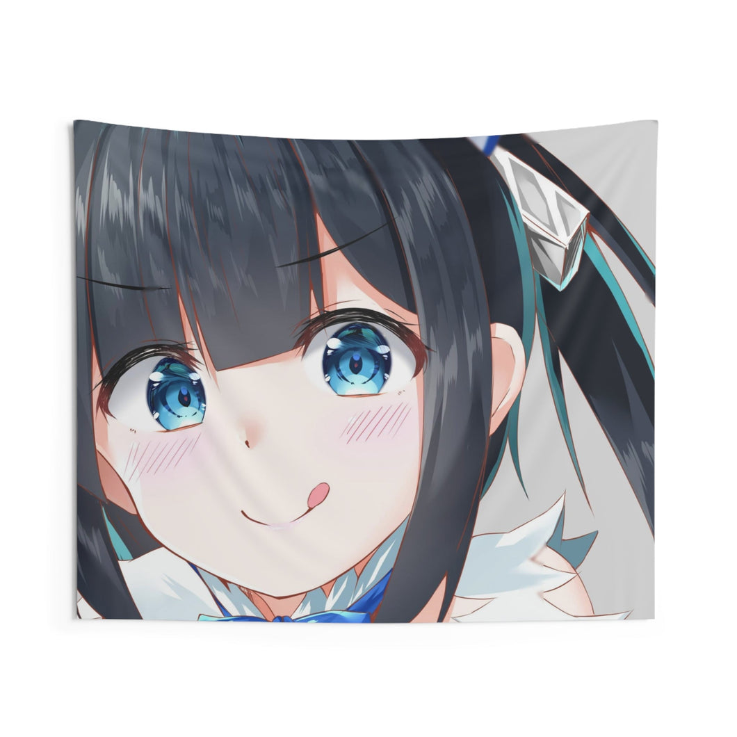Is It Wrong To Try To Pick Up Girls In A Dungeon? Indoor Wall Tapestry