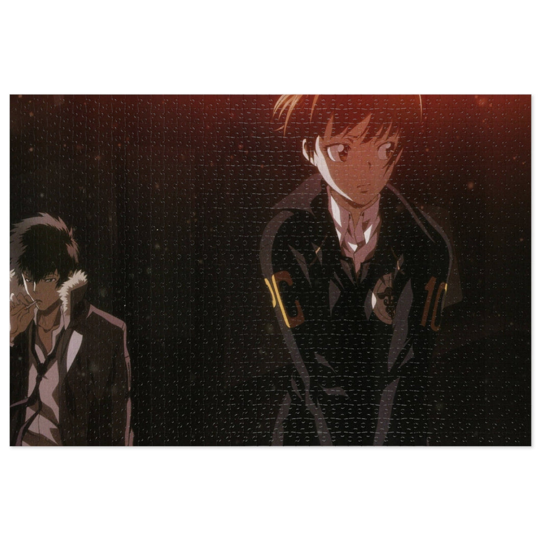 Shinya Kogami And Akane Tsunemori Together Jigsaw Puzzle