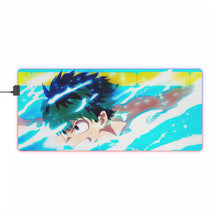 Load image into Gallery viewer, My Hero Academia Izuku Midoriya RGB LED Mouse Pad (Desk Mat)
