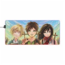 Load image into Gallery viewer, Anime Attack On Titan RGB LED Mouse Pad (Desk Mat)

