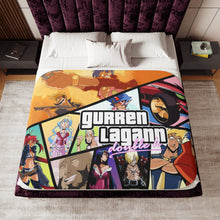 Load image into Gallery viewer, Anime Tengen Toppa Gurren Lagannr Sherpa Blanket
