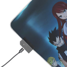Load image into Gallery viewer, Fairy Tail Natsu Dragneel, Erza Scarlet, Gray Fullbuster, Lucy Heartfilia, Happy RGB LED Mouse Pad (Desk Mat)
